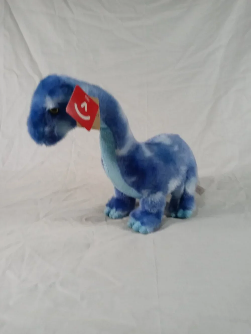 Aurora World Eco Friendly Blue Pattern Dinosaur Stuffed Animal Plush Great Cond